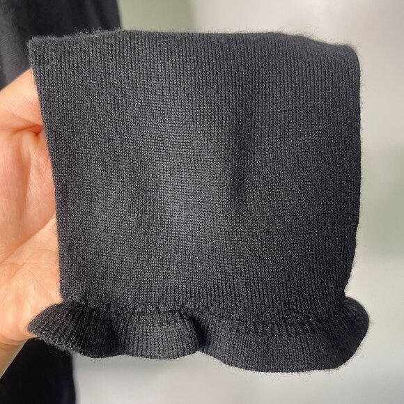 NWT Kate Spade Women's Black Bekki Turtleneck 100% Wool Sweater Size Large - Picture 11 of 11